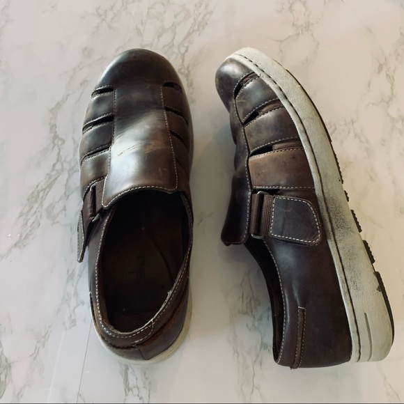 Men’s Dansko Men\'s Vince Flat Dark Brown Leather Size 43 US size 10 main image 6